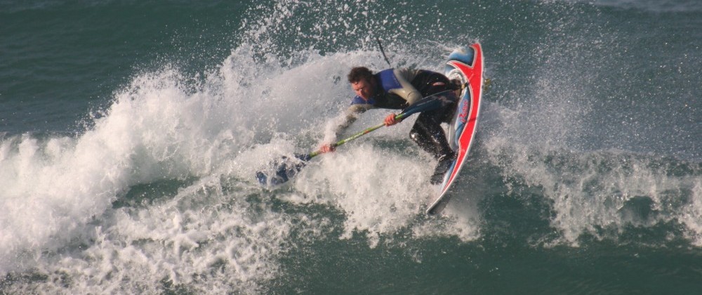 Hubert Touchais sur son weveski Kriss Custom.